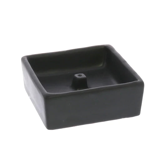 Squared Up Black Matte Incense Burner - Shooting Starz Shopette
