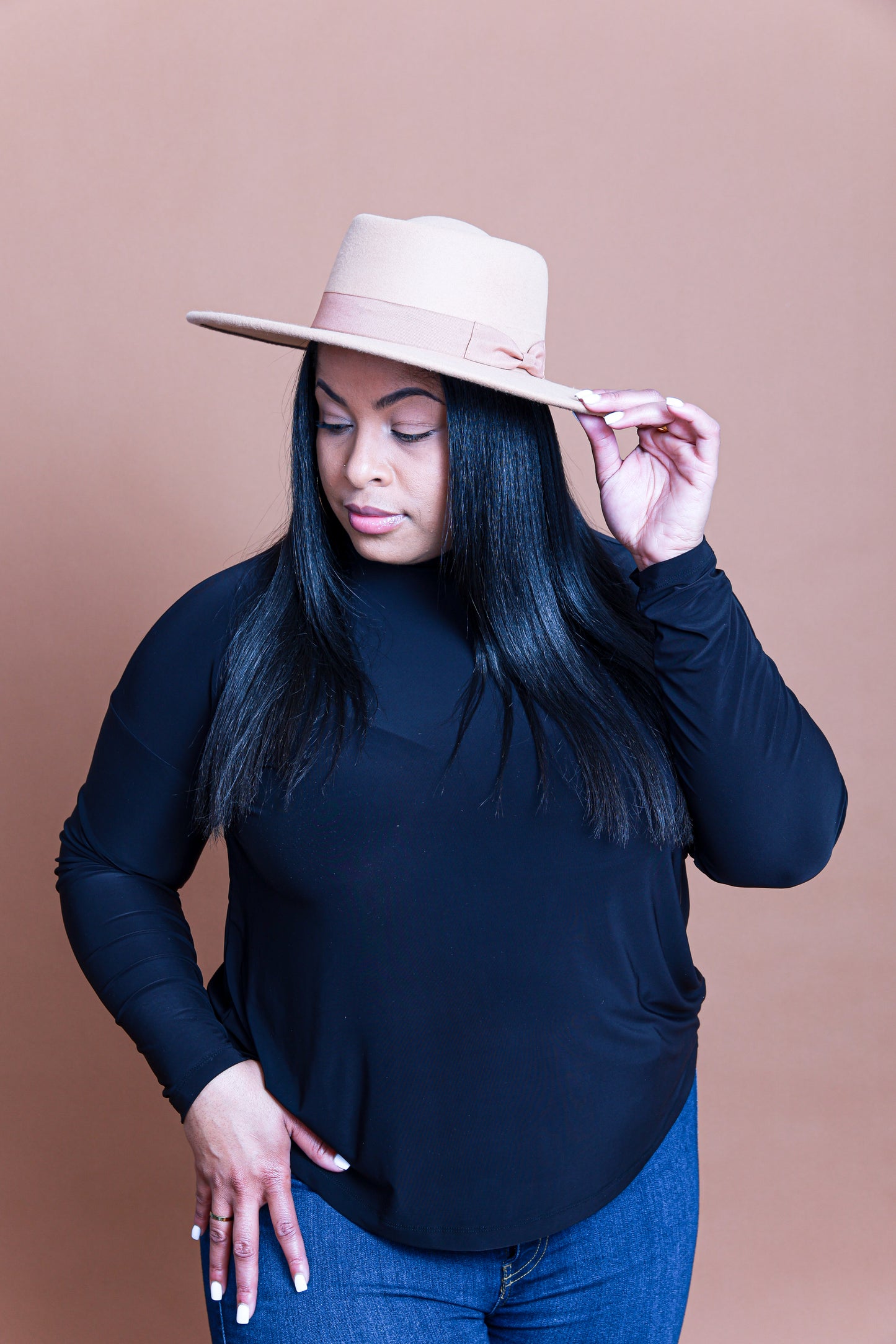 Indented Crown Boater Hat - Shooting Starz Shopette