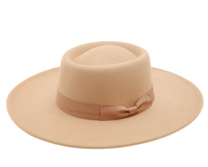 Indented Crown Boater Hat - Shooting Starz Shopette
