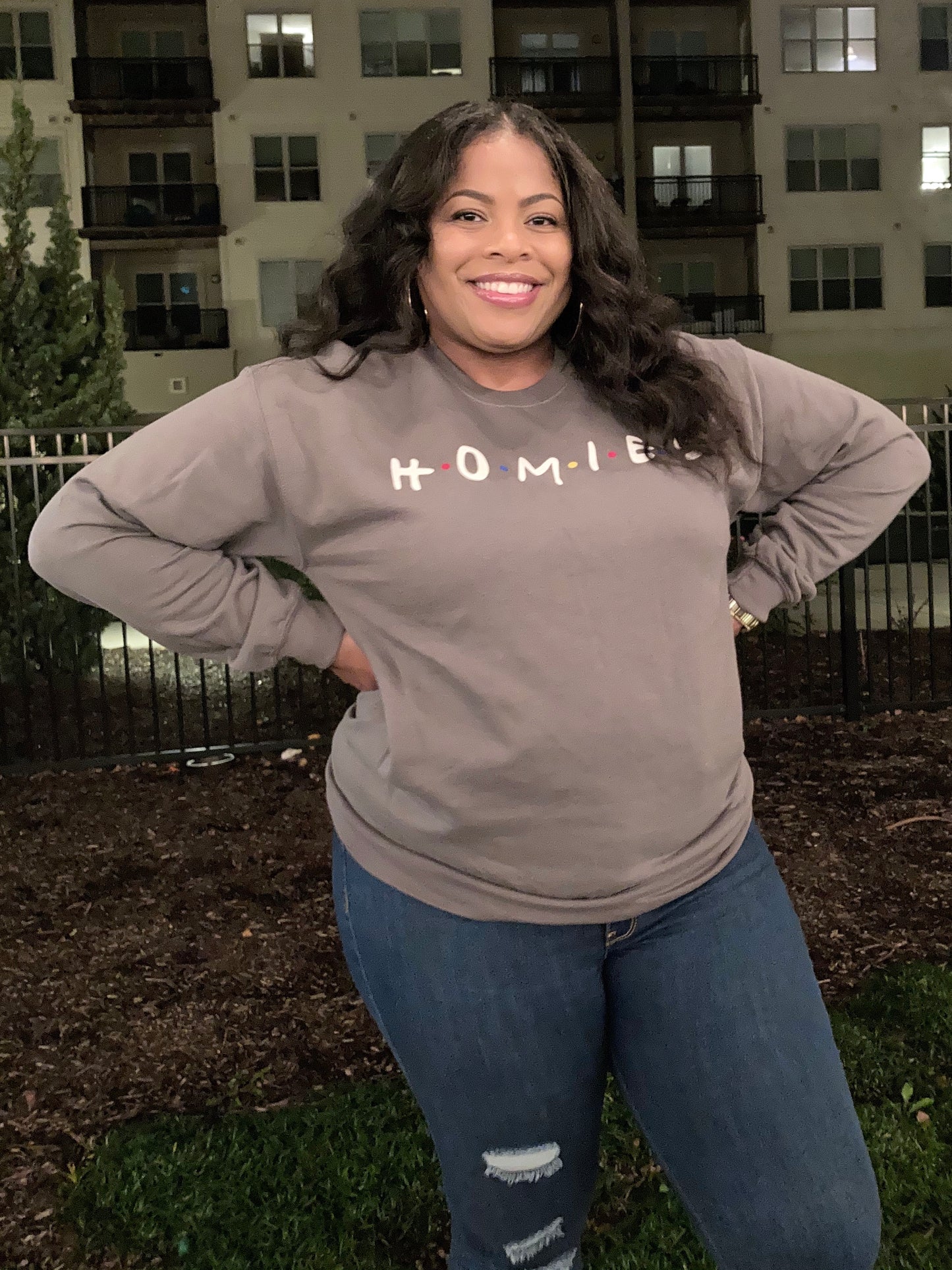 HOMIES Unisex Sweat Shirt - Shooting Starz Shopette