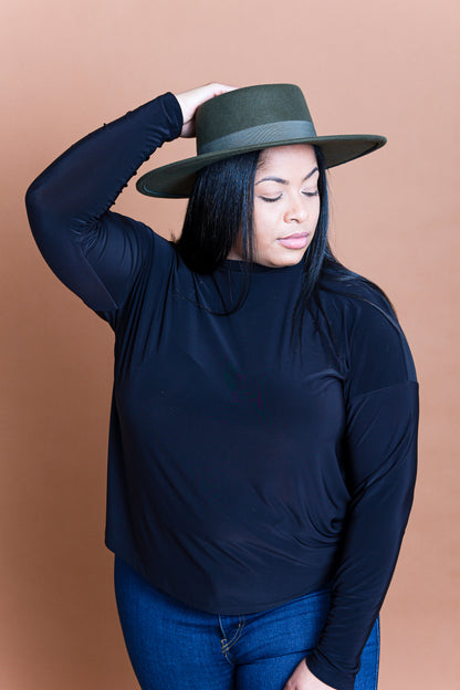 Indented Crown Boater Hat - Shooting Starz Shopette