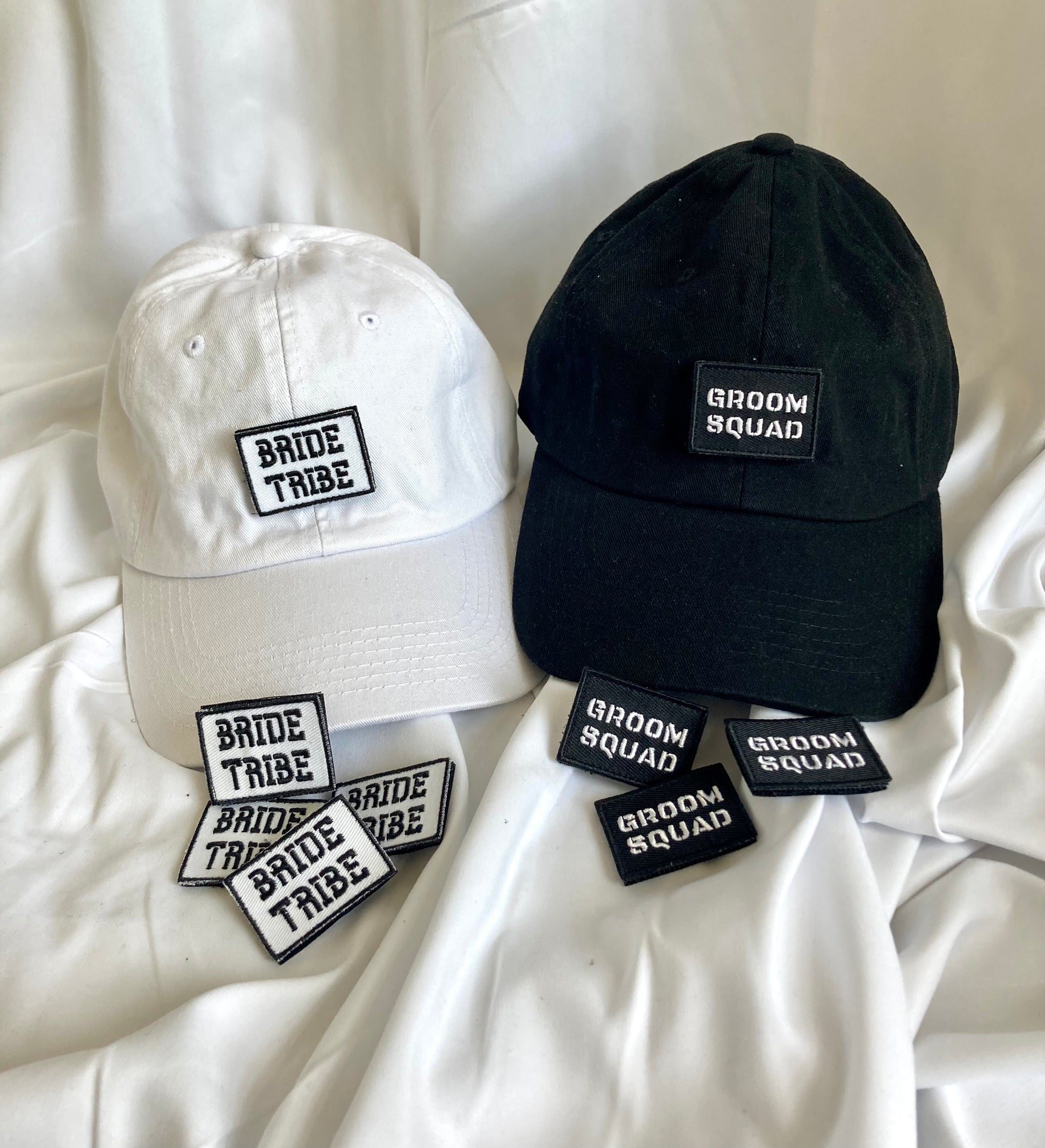 Wedding Party Custom Patch Caps - Shooting Starz Shopette