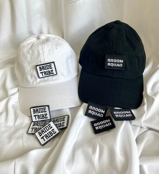 Wedding Party Custom Patch Caps - Shooting Starz Shopette